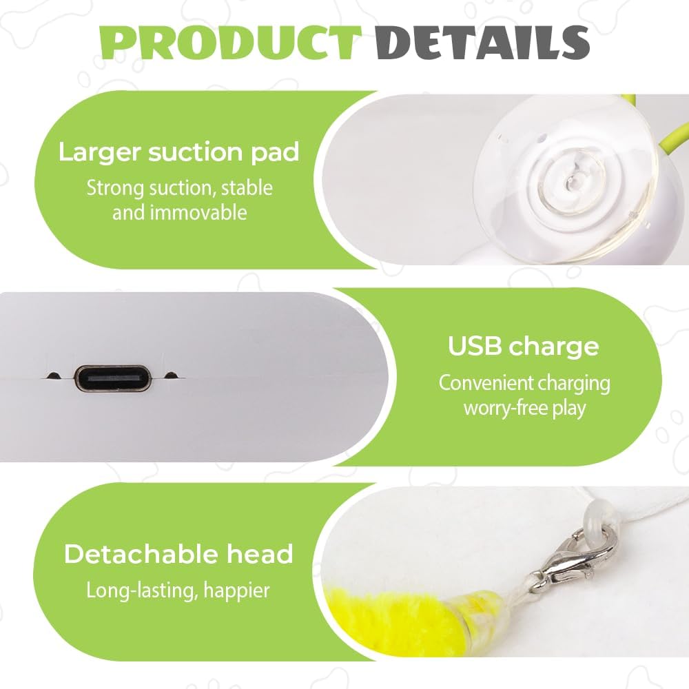 Smart Motion Cat Toy With Worm Design
