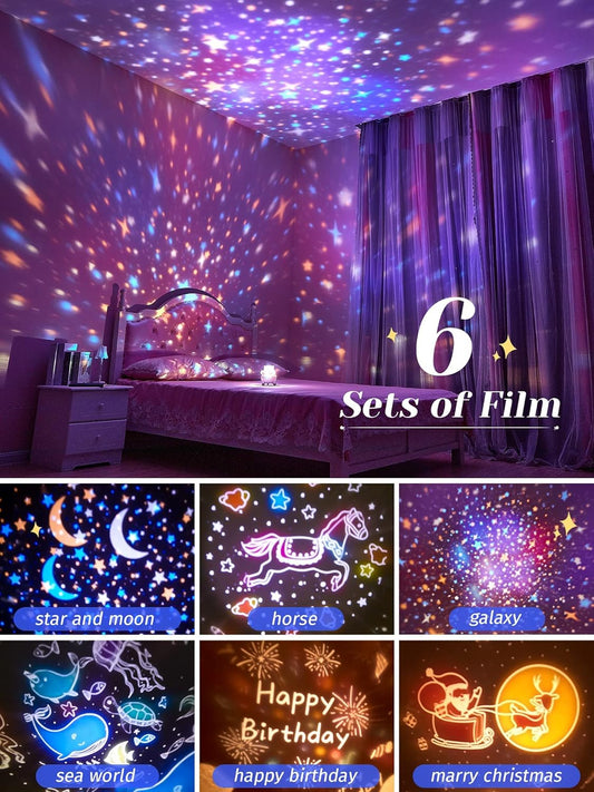 Starry Sky Projector Night Rechargeable