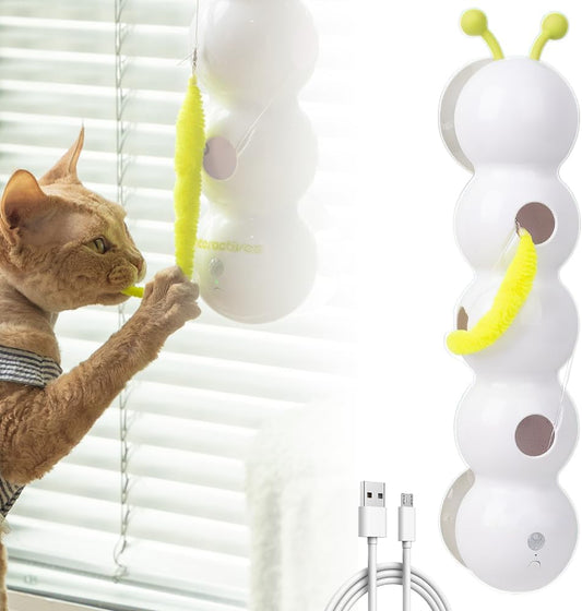 Smart Motion Cat Toy With Worm Design