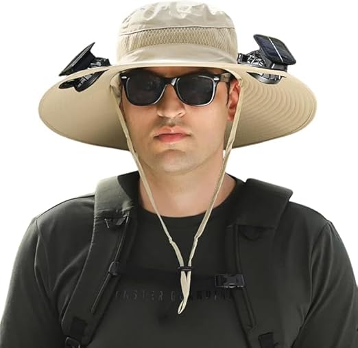 UPF 50+ Solar Fan Sun Hat