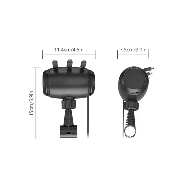 3-in-1 Retractable Backseat Car Charger