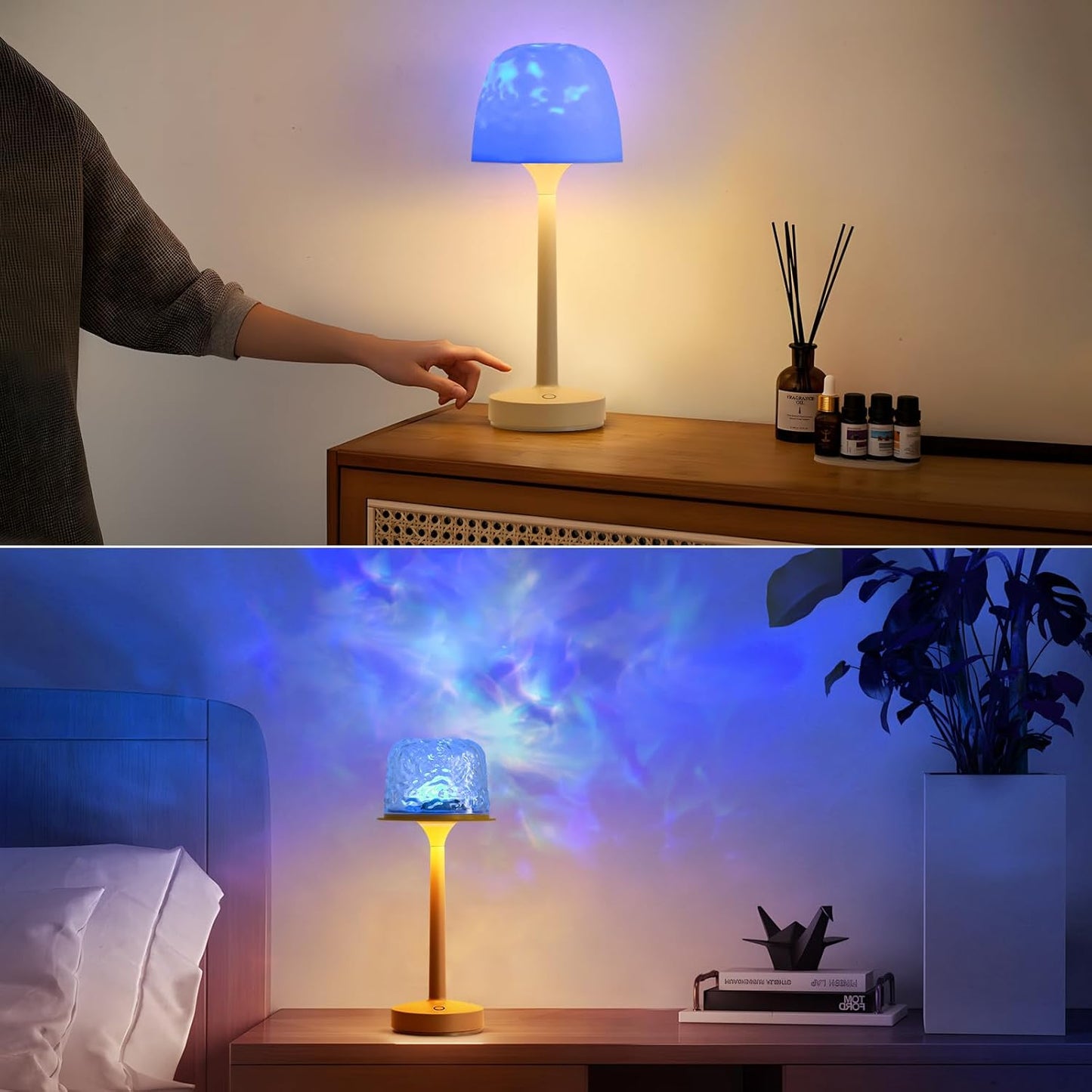 RGB Ocean Wave Projector Table Lamp