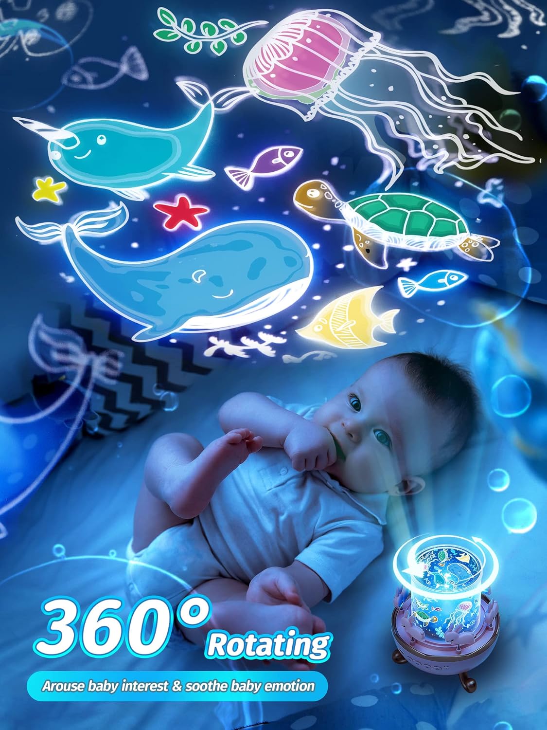 Starry Sky Projector Night Rechargeable
